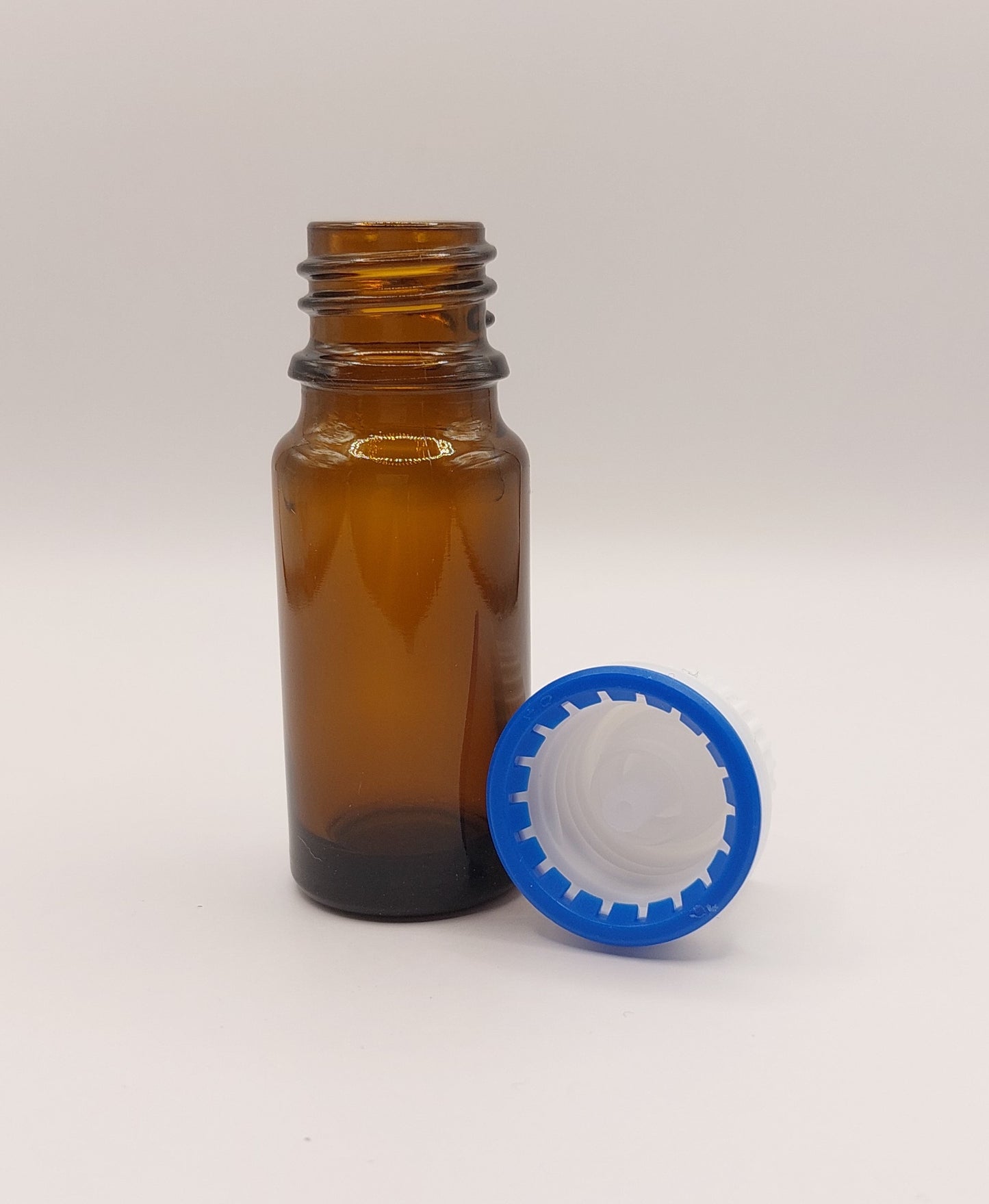 FLACON VERRE BRUN 10ML + COMPTE-GOUTTES