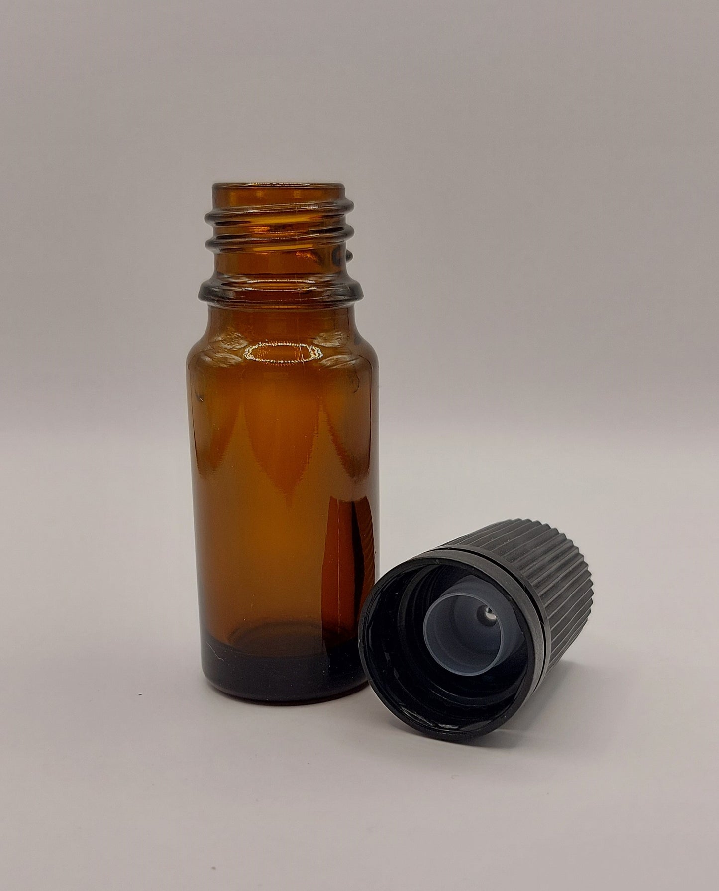 FLACON VERRE BRUN 10ML + ROLL'ON