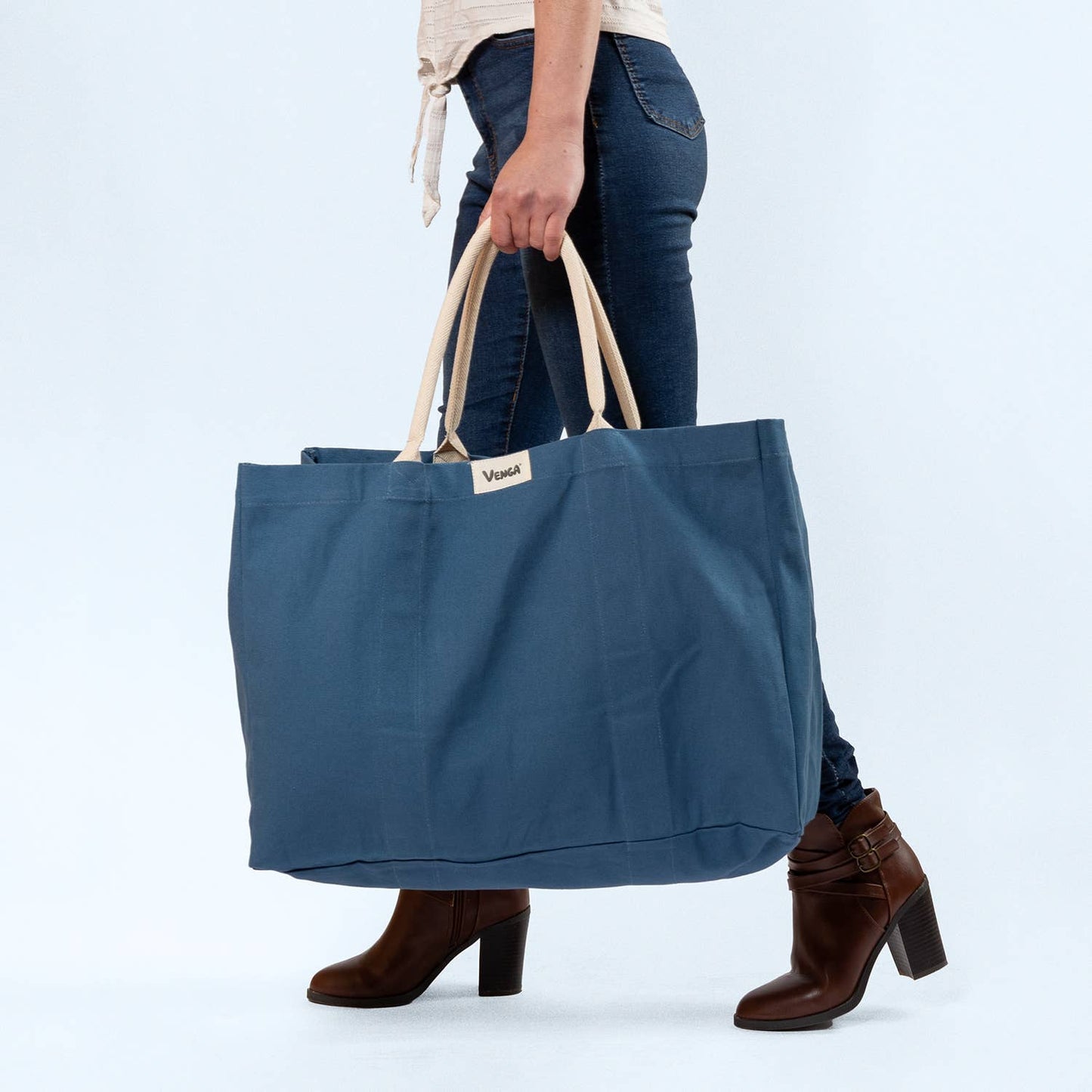SAC CABAS EN COTON BIO - 4 COLORIS
