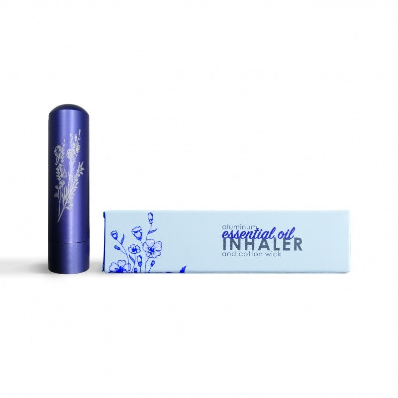 Inhalateur aluminium bleu