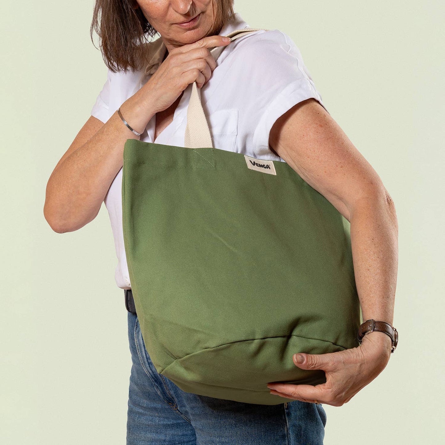 SAC CABAS EN COTON BIO - 4 COLORIS