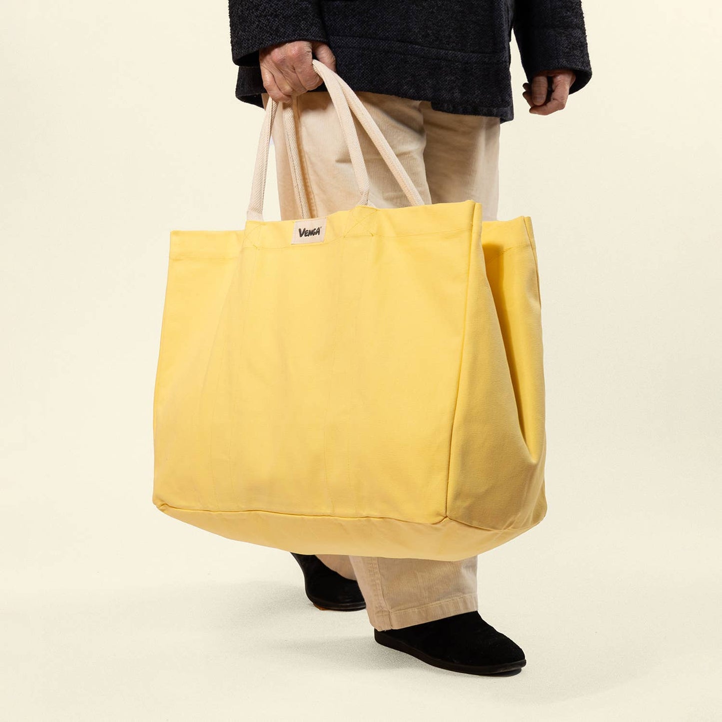 SAC CABAS EN COTON BIO - 3 COLORIS ETE