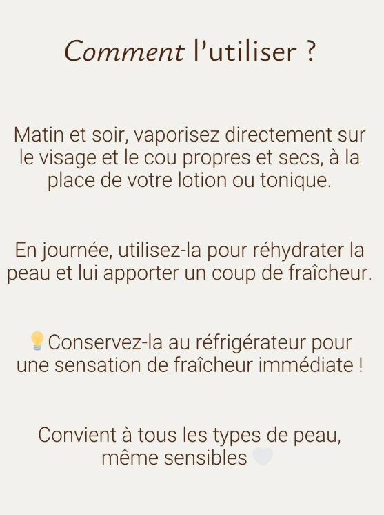 BRUME BOTANIQUE RAFRAICHISSANTE & APAISANTE