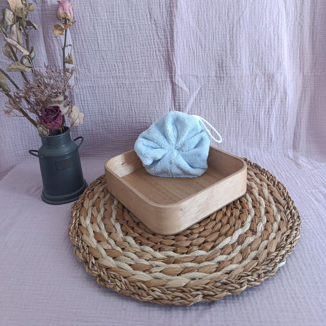 FLEUR DE DOUCHE LAVABLE EN BAMBOU