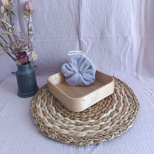 FLEUR DE DOUCHE LAVABLE EN BAMBOU