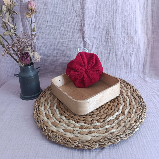 FLEUR DE DOUCHE LAVABLE EN BAMBOU