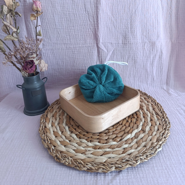 FLEUR DE DOUCHE LAVABLE EN BAMBOU