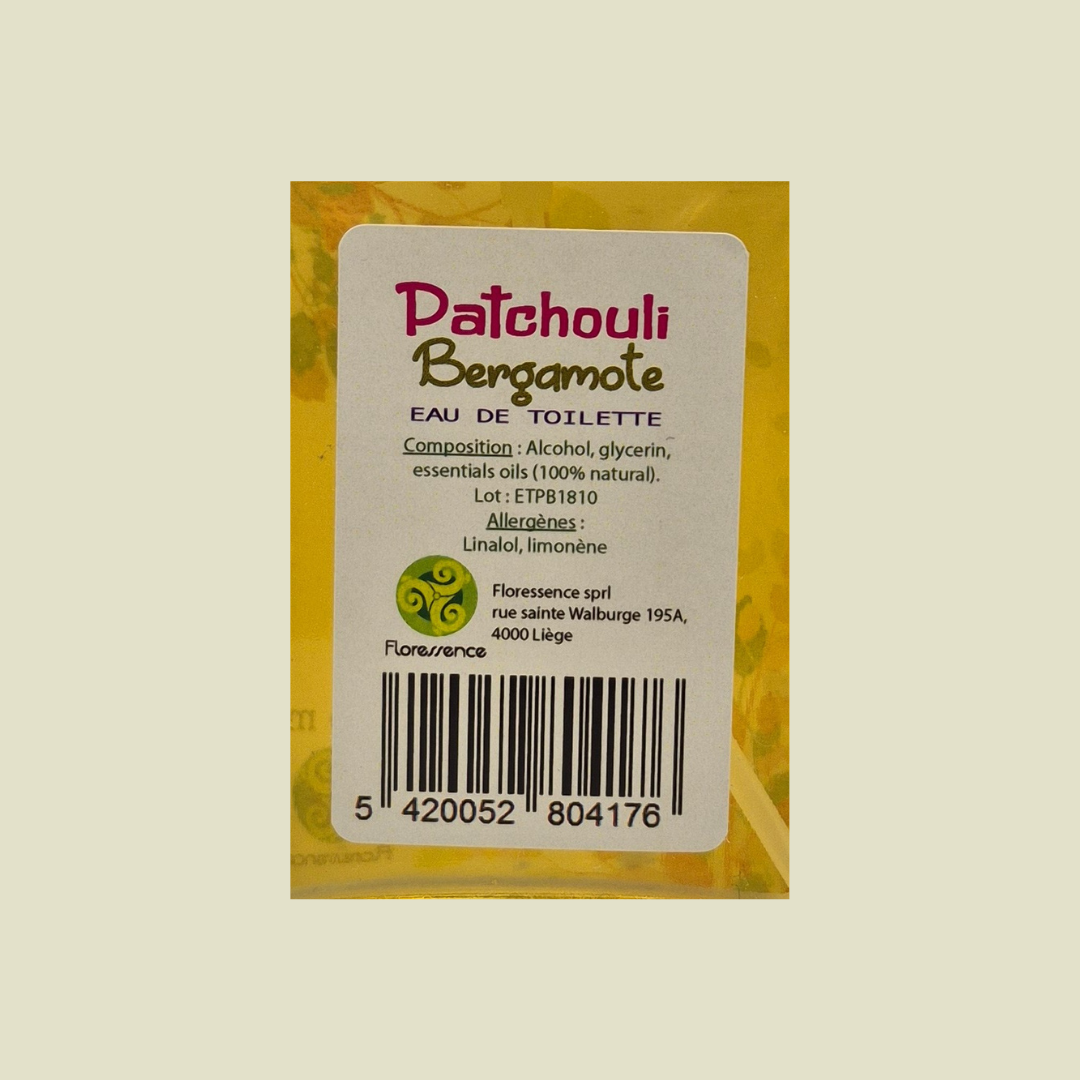 EAU DE TOILETTE PATCHOULI BERGAMOTE